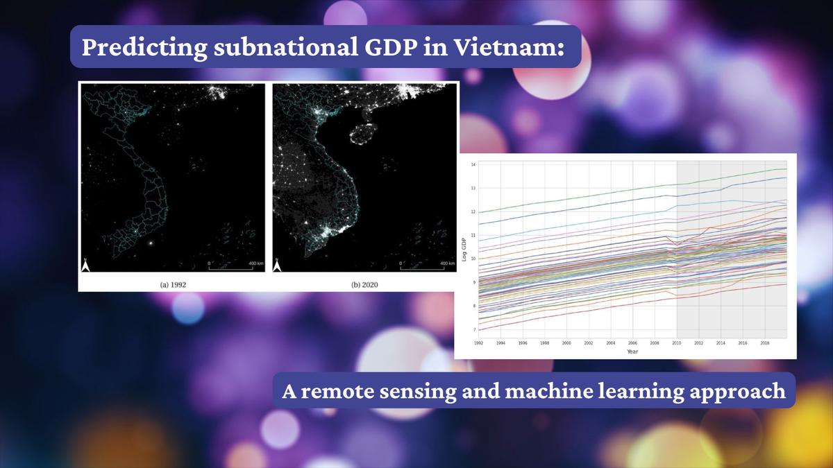 Predicción del PIB subnacional en Vietnam con datos de teledetección: un enfoque de aprendizaje automático