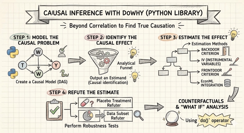 Introduction to Causal Inference: The DoWhy Approach with the Lalonde Dataset