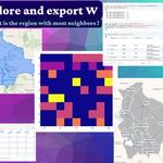 Construct and export spatial connectivity structures (W)