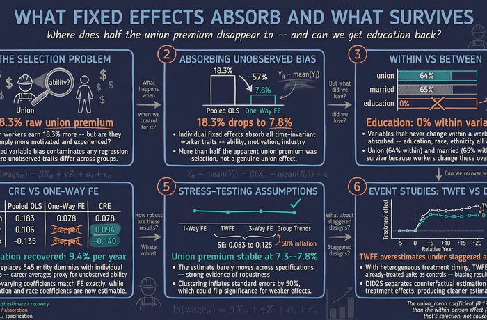 High-Dimensional Fixed Effects Regression: An Introduction in Python