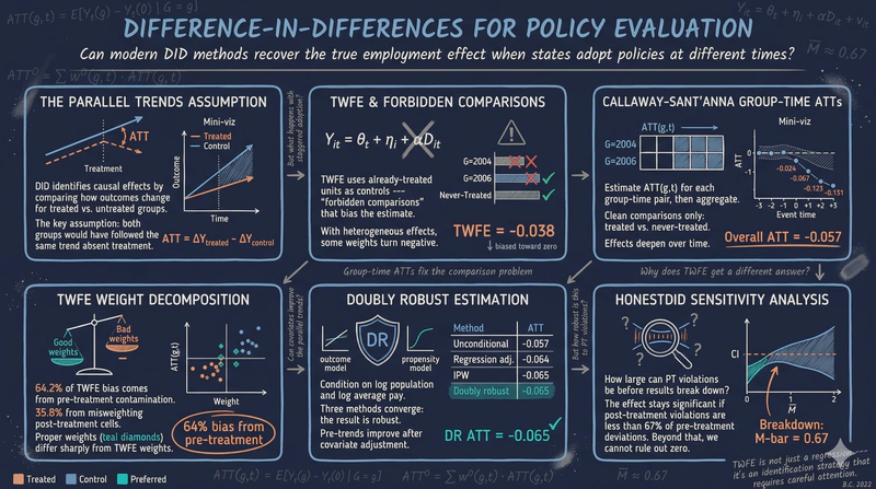 Difference-in-Differences for Policy Evaluation: A Tutorial using R