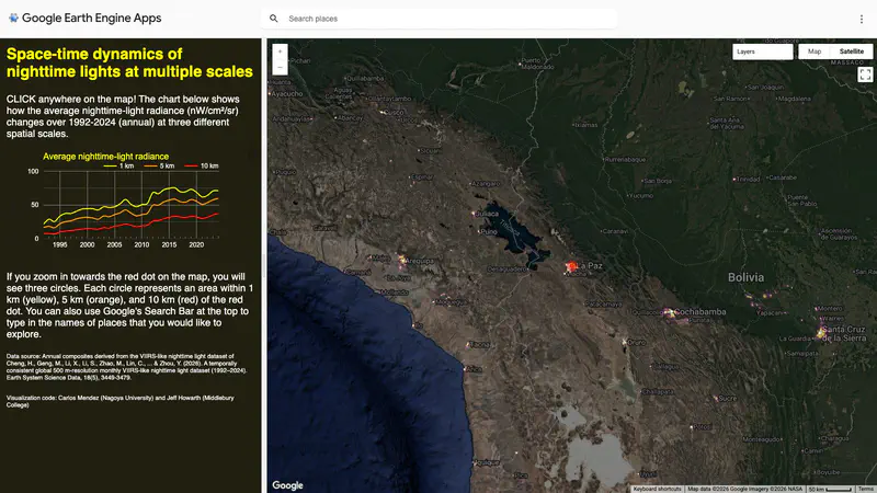 Localized annual time series of nighttime lights (VIIRS-like) 1992-2024