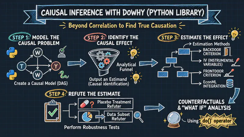 Introduction to Causal Inference: The DoWhy Approach with the Lalonde Dataset