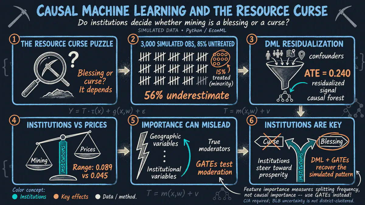 Causal Machine Learning and the Resource Curse with Python EconML