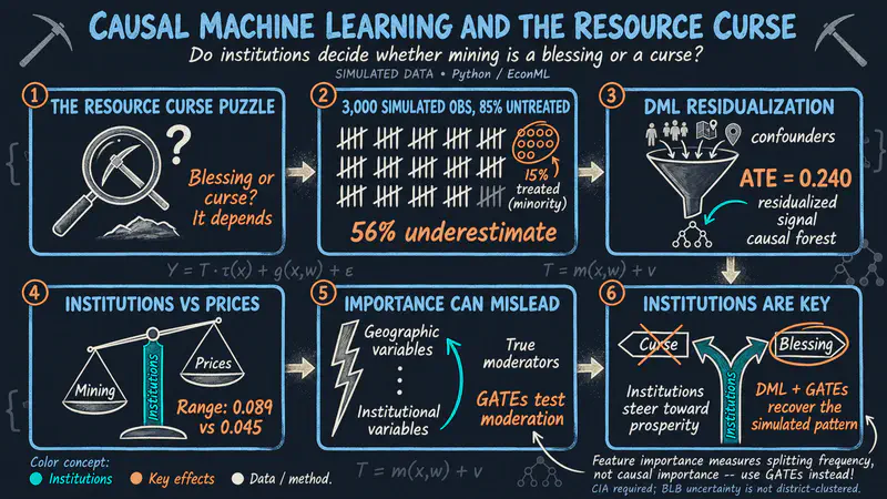 Causal Machine Learning and the Resource Curse with Python EconML