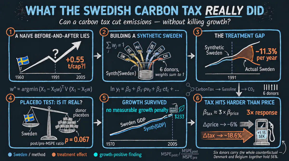 Carbon Taxes and CO2 Emissions: A Synthetic-Control Analysis in Python