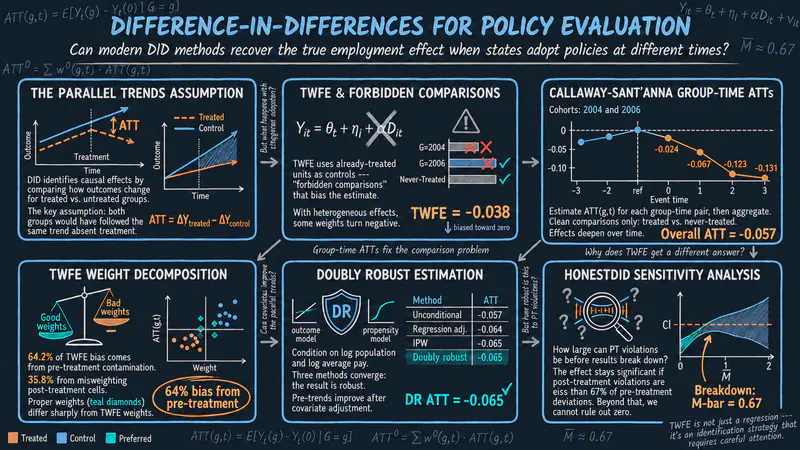 Difference-in-Differences for Policy Evaluation: A Tutorial using R